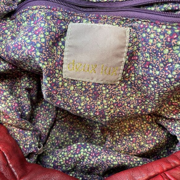 Deux Lux Red Large Slouch Hobo Bag Urban Outfitters - Picture 2 of 3